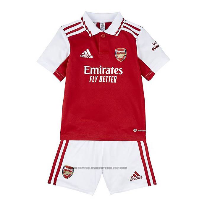 Camisola Arsenal 1º Crianca 2022-2023